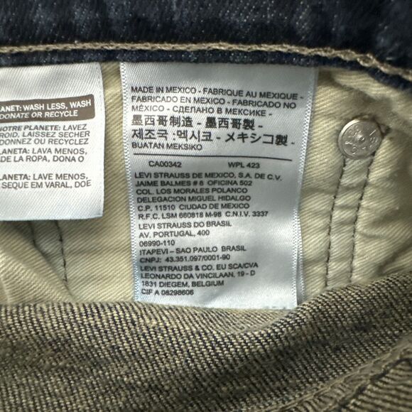 Levis Jeans 511 Mens Size 31x32 Blue Slim American Cowboy Western Workwear Denim - Picture 9 of 12